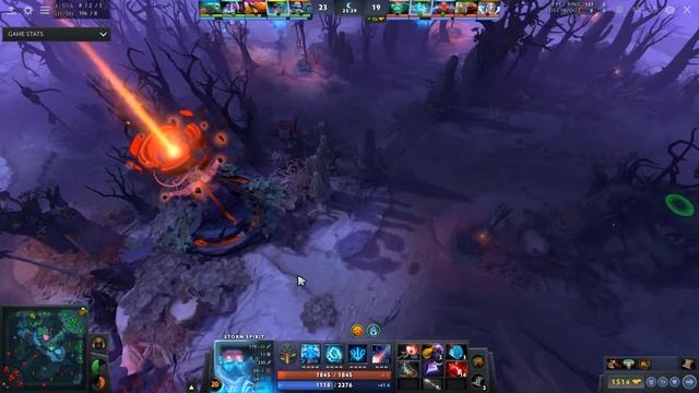Storm Spirit Mid Lane Gameplay - Patch 7.27d (Dota 2 Gameplay) смотреть онлайн