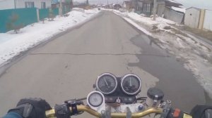 HONDA SB 400SF тест прохват