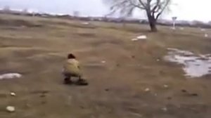 Пьяный мужик и собака