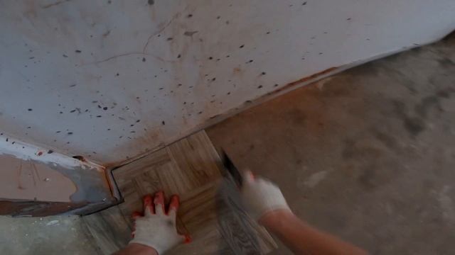 Укладка плитки на толстый слой клея. смотреть онлайн