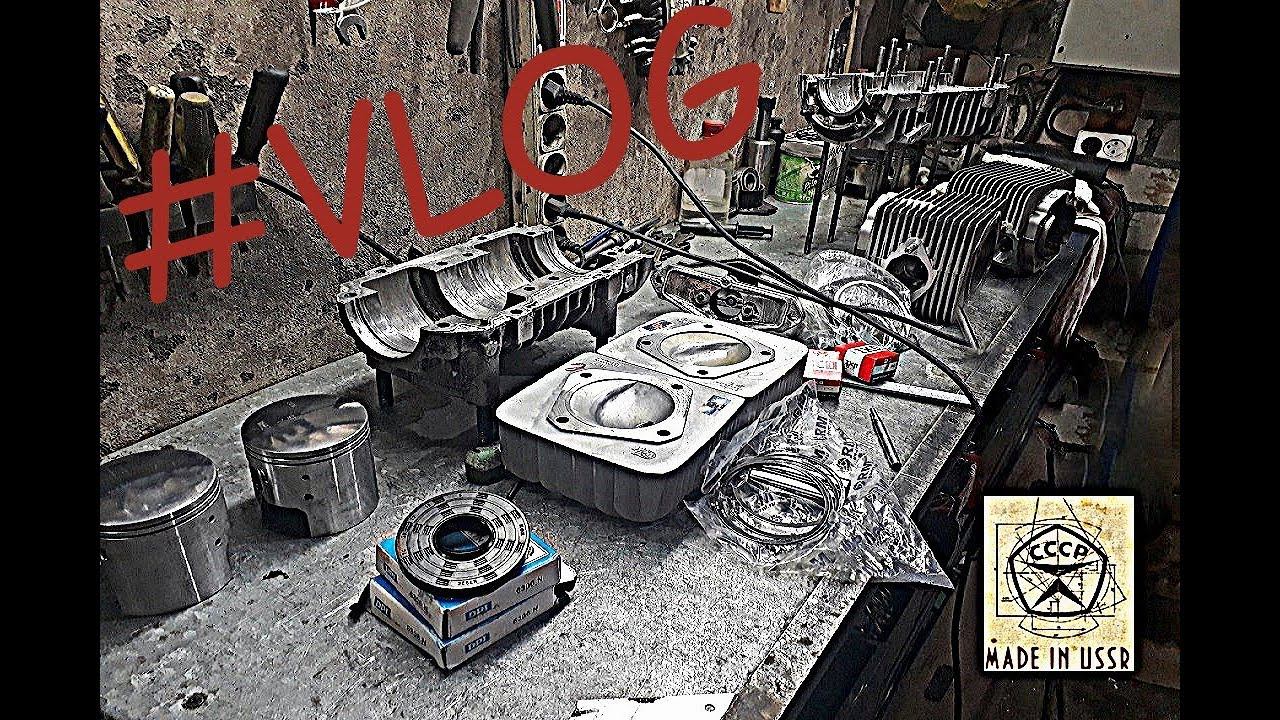 СНЕГОХОД БУРАН. Картера РМЗ 640_ Начало ремонта в новой мастерской смотреть онлайн