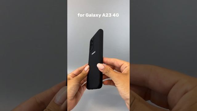 Силиконовый чехол для Samsung Galaxy A23 4G (черный) - Мобильные Штучки.