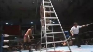 Takao Omori & Manabu Soya vs. KENSO & Kaz Hayashi [TLC Match]
