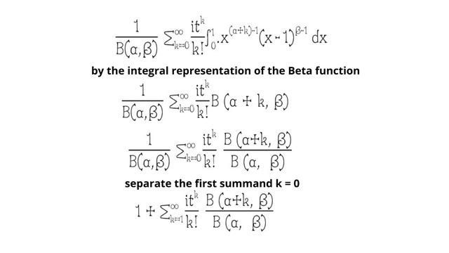 Characteristic Function of Beta Distribution смотреть онлайн