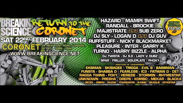 Majistrate B2B Sub Zero w/ Skibba, Funsta & Dreps - Breakin Science 22/02/14 смотреть онлайн