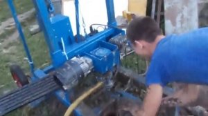 бурение первой скважины самодельной МГБУ часть2