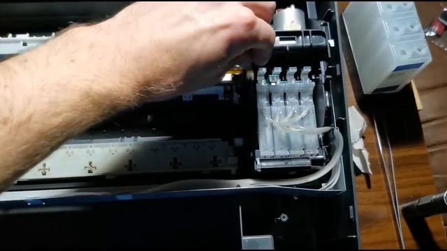 СНПЧ на Epson CX7300 скрыто и аккуратно! смотреть онлайн