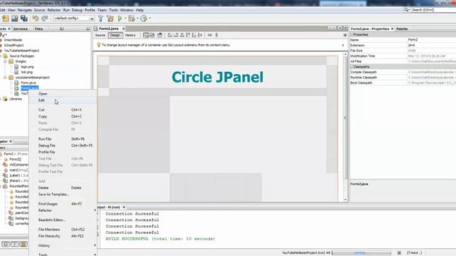 How to Create Circle JPanel In Netbeans Java Swing - Intact Abode смотреть онлайн