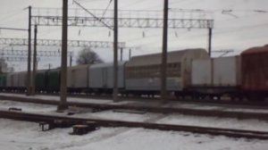 ВЛ80С-603А/561Б с грузовым поездом на Оршу