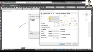 AutoCAD CLASS 46 - How To Find Radius - Diameter and Angle in AutoCAD - English Subtitle