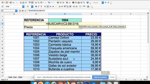 FUNCIÓN BUSCARV. HOJA DE CÁLCULO DE OPEN OFFICE. смотреть онлайн