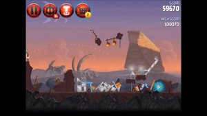 Angry Birds Star Wars 2 P2-16 Treasure map Escape to Tatooine 3 Star