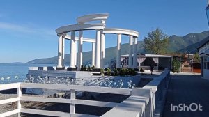 Абхазия. Набережная в Новой Гагре
