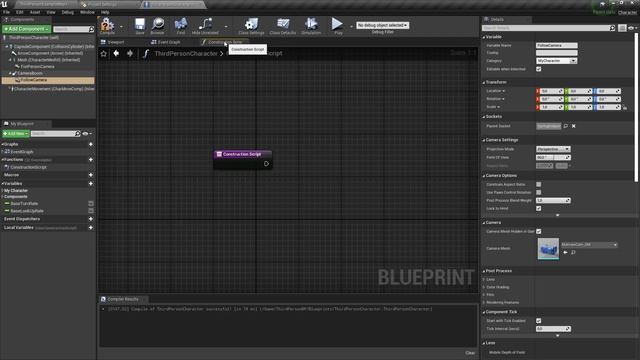 Смена камеры от 1 и 3 лица в Unreal Engine 4|Видео урок Unreal Engine|Создание игр