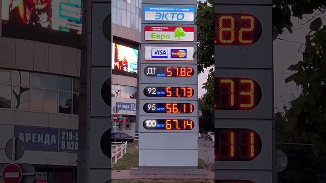 Цены 13.08.2023г на авто заправке бензин АИ- 95, АИ- 92 и дизельное топливо Краснодар сегодня. смотреть онлайн
