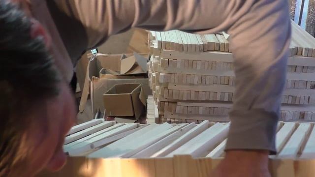 145 рамка она же Магазинная рамка видео 2 пчеловодство на рамку 145