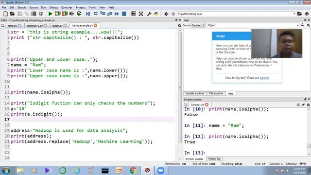 Python Tutorial #9 String in python