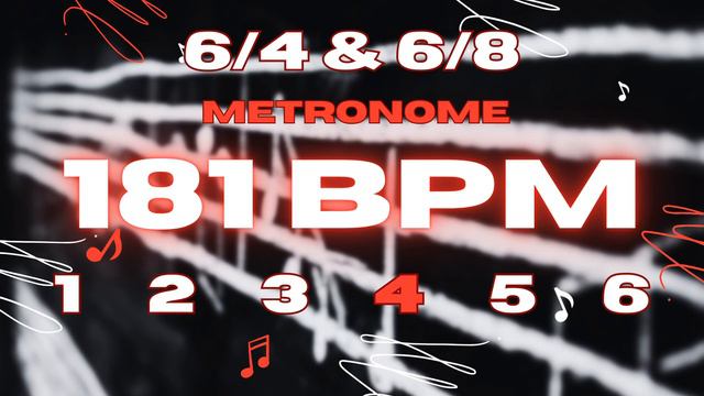 181 BPM - 6/4 & 6/8 Metronome смотреть онлайн