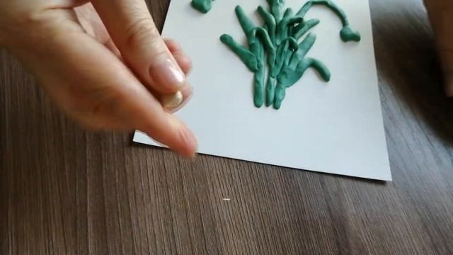 Подснежники Аппликация из пластилина и тыквенных семечек Сделает даже ребенок смотреть онлайн