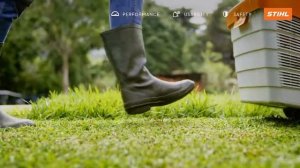 Вот почему STIHL. Аккумуляторная газонокосилка Stihl RMA 339
