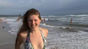 Сильный ураган на море