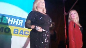 Аурика Ротару поздравляет с днём посёлка(Aurika Rotaru congratulates on day of settlement)