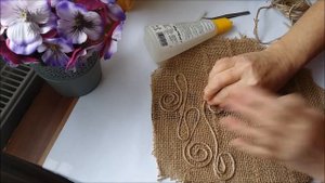 ПАНО НА СТЕНУ ИЗ ДЖУТА,ДЕКОРАТИВНОЕ ПАНО,