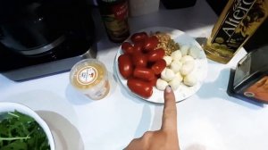 МОЙ ❤ САЛАТ С РУККОЛОЙ И МОЦАРЕЛЛОЙ