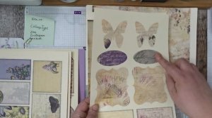 Altered file folder - Lilac & Lavender - Part 3 - Junk Journal