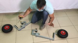 ? Транцевые колёса на струбцине для НДНД