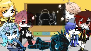 Реакция сансов из разных AU на Кросса (4) Gacha Club