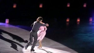 Music on Ice Bellinzona 2012 Naomi Lang & Peter Tchernyshev - Adagio for Strings 2012-01-08