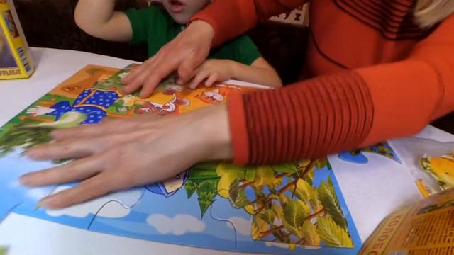 ☻ Пазлы Складываем / Репка / Колобок / Загадки смотреть онлайн