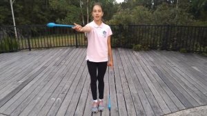 Rolls and Spins with the Clubs | Rhythmic Gymnastics