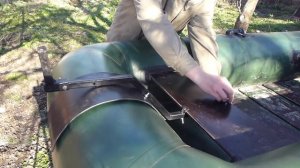 Самодельный транец для резиновой лодки.