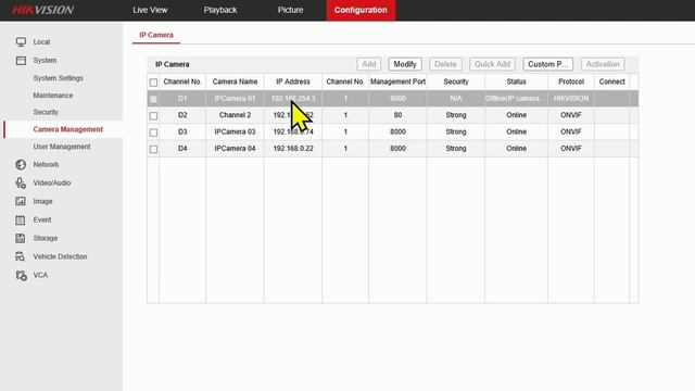 Hikvision NVR IP camera does not exist error message Quick Fix