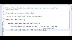 java 8 tutorial : Stream Filter with example