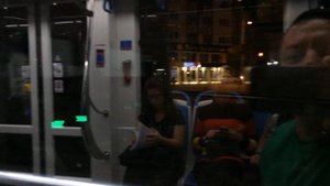 Трамвай в Анталии, Турция. Едем в аэропорт. Tram in Antalya. Turkey. We are going to the airport.