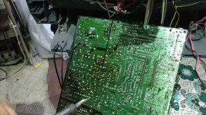 Samsung CS-29K10Z пропадает изображение при включении, шасси S16A