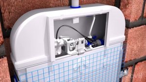Creavit FGR7001 Монтаж инсталляции с сенсорной кнопкой