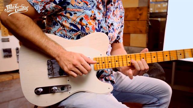 We LOVE 50's blondes! Fender CS '55 Telecaster in Aged White Blonde смотреть онлайн