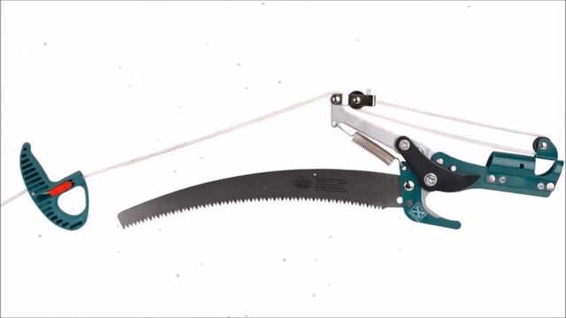 Сучкорез телескопический RACO 371 секатор пила 350 мм ручка 1,5-3,4 м смотреть онлайн