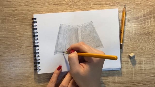 Как нарисовать шорты карандашом | Рисунок для начинающих поэтапно