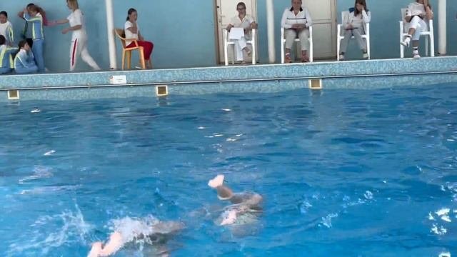 Синхронное плавание Оренбург Гайнуллина Эллина и Петриняк Маргарита Дуэт 