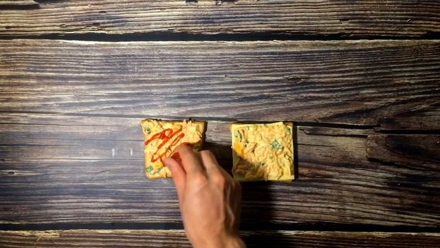 АВТОРСКИЙ РЕЦЕПТ сэндвича.Как приготовить вкусный завтрак.Простая еда