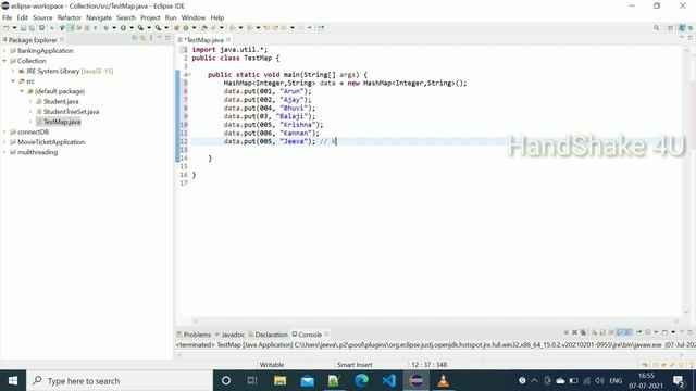 #HashSet Collection Framework in Java смотреть онлайн