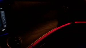 Смена подсветки салона на Мерседес е200 при регулировке температуры