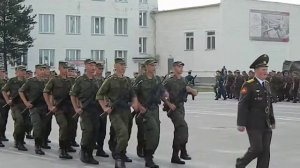 Еланский гарнизон.в/ч 31612  Присяга 28.07.2013 г..торжественный марш.140 полк.