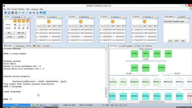 DMON callgraph demo смотреть онлайн