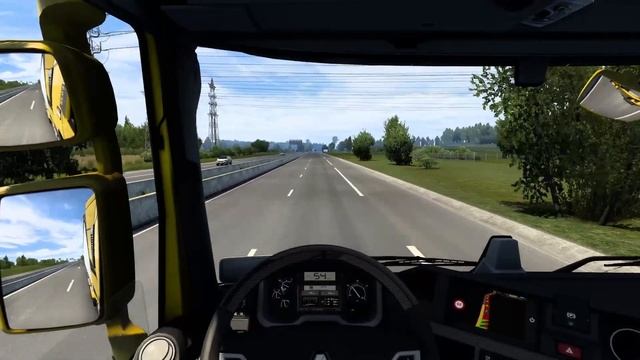 ETS2 1.47 | Pro Mods 2.65 | Rennes(F) To Brest(F) | Renault T High Evo Gameplay смотреть онлайн